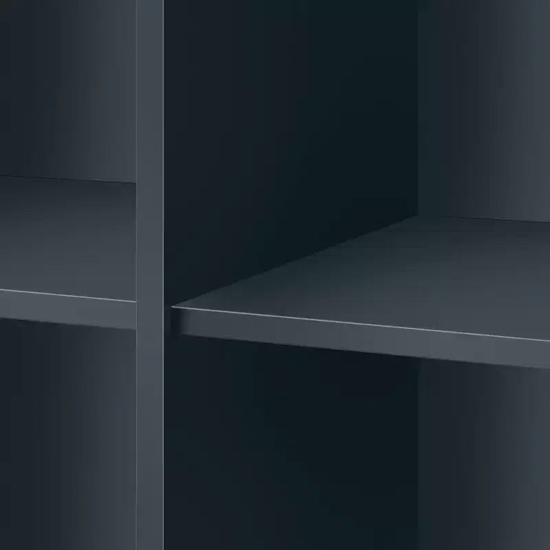 Buffet moderne avec plateau effet marbre, pieds et poignées en métal doré – Meuble de rangement de 152 cm avec tiroirs et portes vitrées