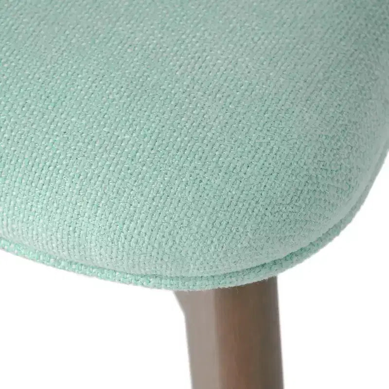 GDFStudio Chaises de salle à manger rembourrées Crystal en bois d'hévéa (Lot de 2)