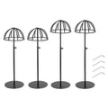 Unique Bargains Présentoir Réglable en Hauteur pour Chapeaux et Perruques en Acier Inoxydable