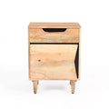 Christopher Knight Home Mooren Wood Nightstand with Storage, Natural