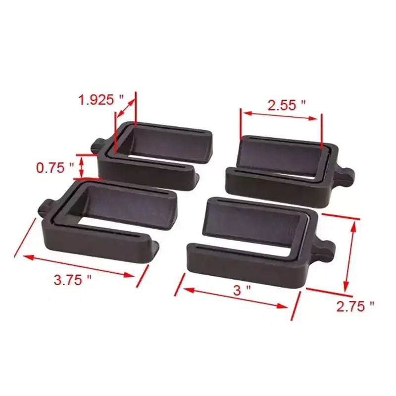Butée de roue en caoutchouc Kings Brand Furniture pour lit