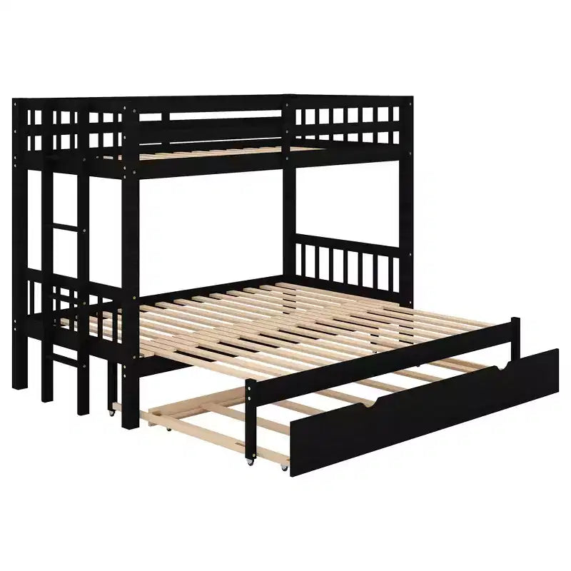 Lit superposé gigogne en bois Whisen, design exquis