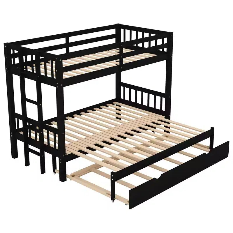 Lit superposé gigogne en bois Whisen, design exquis