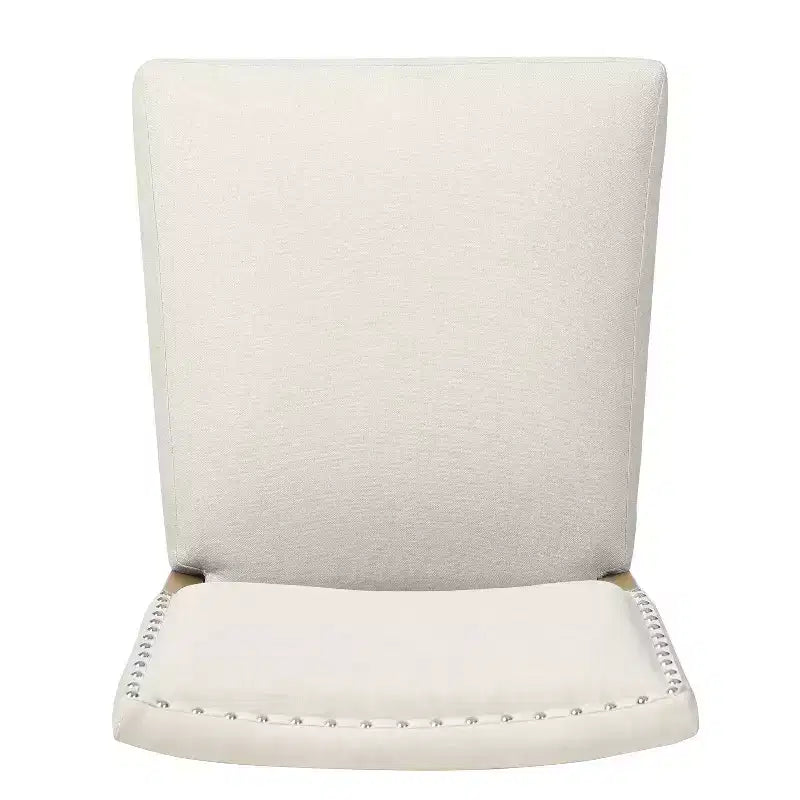 Tabourets de Bar rembourrés en Faux Cuir Contemporains Christopher Knight Home Mayfield avec Rivets Décoratifs (Lot de 2)