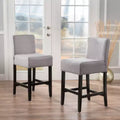 Christopher Knight Home Lowry Contemporary Upholstered 26 Inch Counter Stools (Set of 2)
