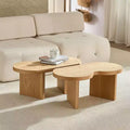 MAYEERTY Butterfly Coffee Table MDF Split into 2 Small Tables Living Room Bedroom