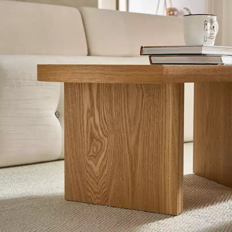 Table Basse Papillon MAYEERTY en MDF Séparable en 2 Petites Tables pour Salon Chambre