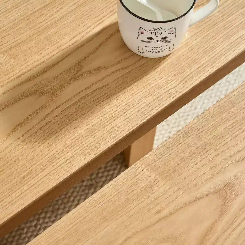 Table Basse Papillon MAYEERTY en MDF Séparable en 2 Petites Tables pour Salon Chambre
