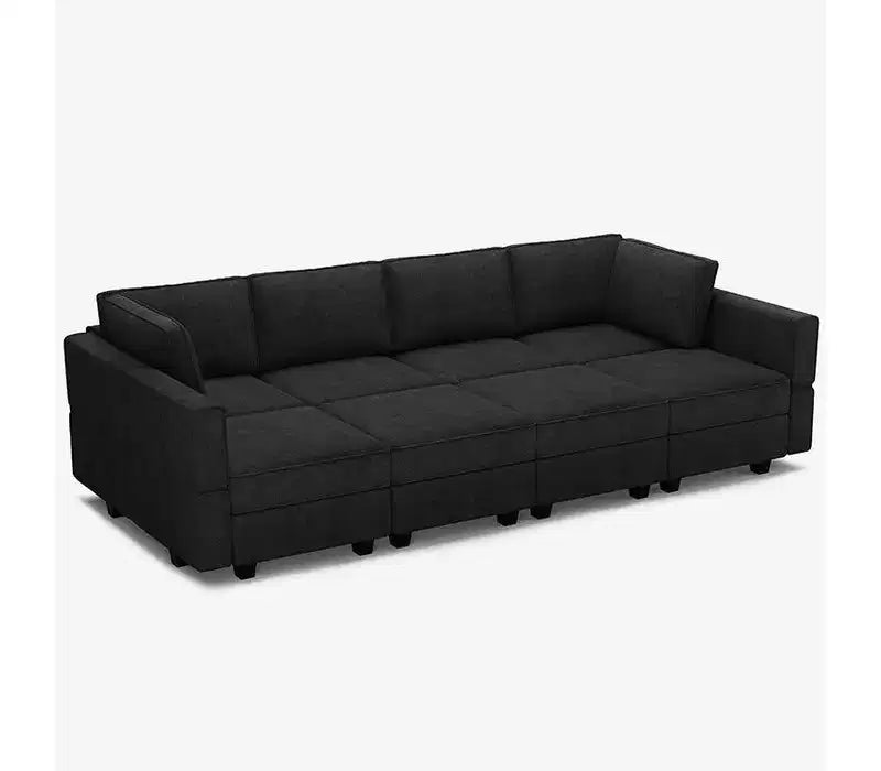 Belffin Modular Terry Sleeper Sofa with Storage Seat (8 Seats + 8 Sides)