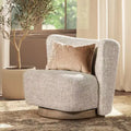 Christopher Knight Home Spenser Modern 31.5 Chenille Upholstered Swivel Chair