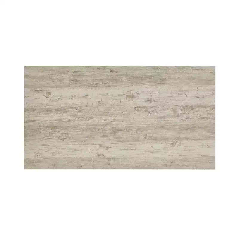 Table basse contemporaine - Design à double pied avec base en T