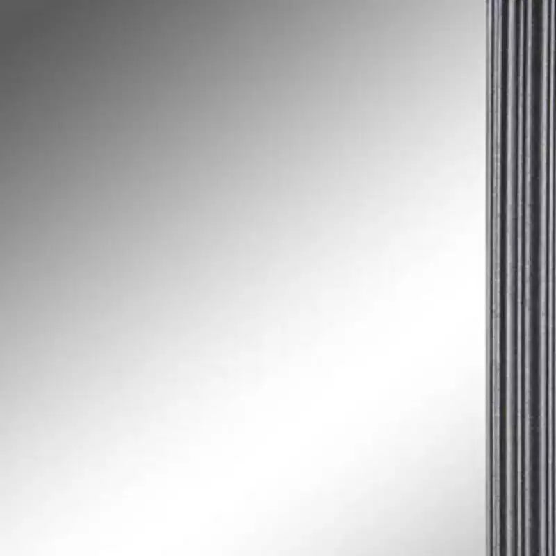 Miroir décoratif encadré de 26 lignes noires biseautées