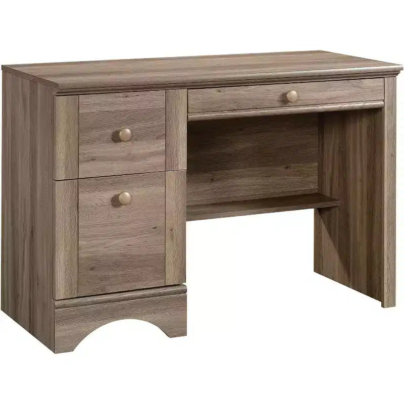 Bureau informatique multi-usages avec tiroir – Finition Chêne Salé 43.5 x 19.40 x 28.98