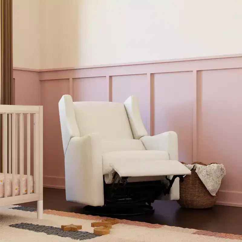 Fauteuil inclinable et pivotant, tissu éco-performant, déperlant et anti-taches