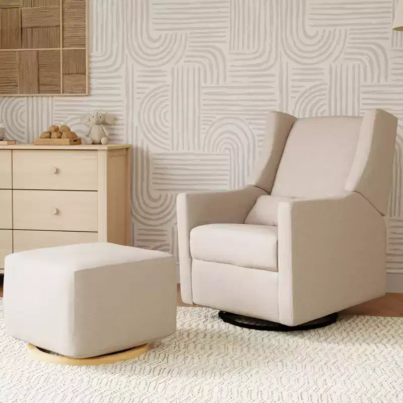 Fauteuil inclinable et pivotant, tissu éco-performant, déperlant et anti-taches
