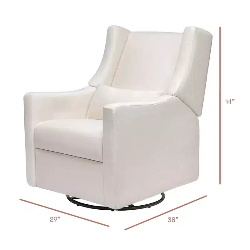 Fauteuil inclinable et pivotant, tissu éco-performant, déperlant et anti-taches