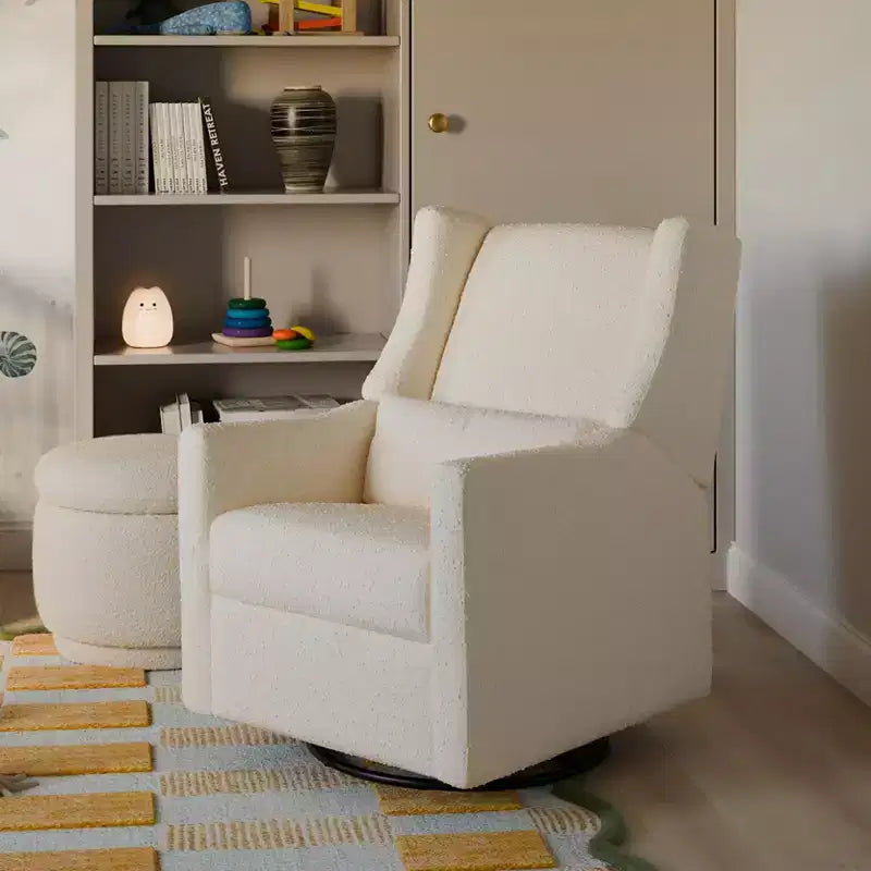 Fauteuil inclinable et pivotant, tissu éco-performant, déperlant et anti-taches
