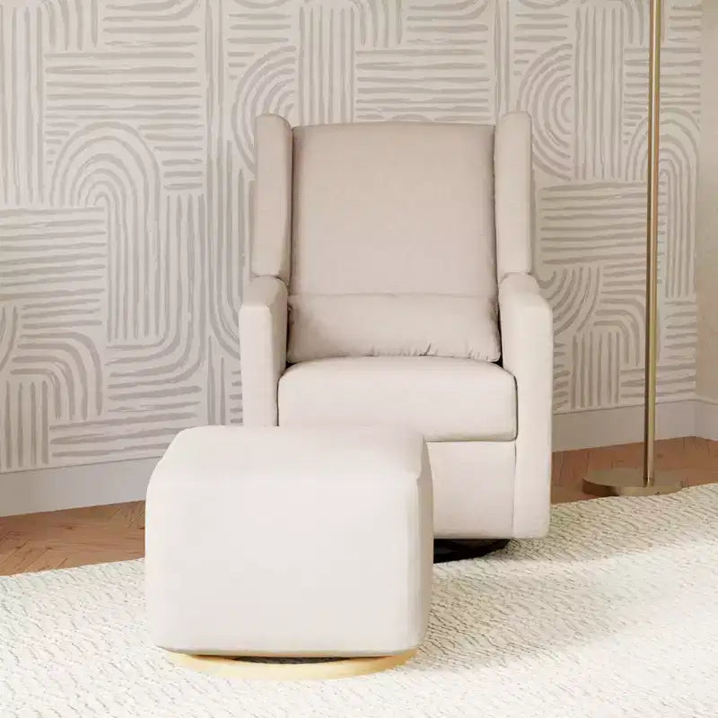 Fauteuil inclinable et pivotant, tissu éco-performant, déperlant et anti-taches