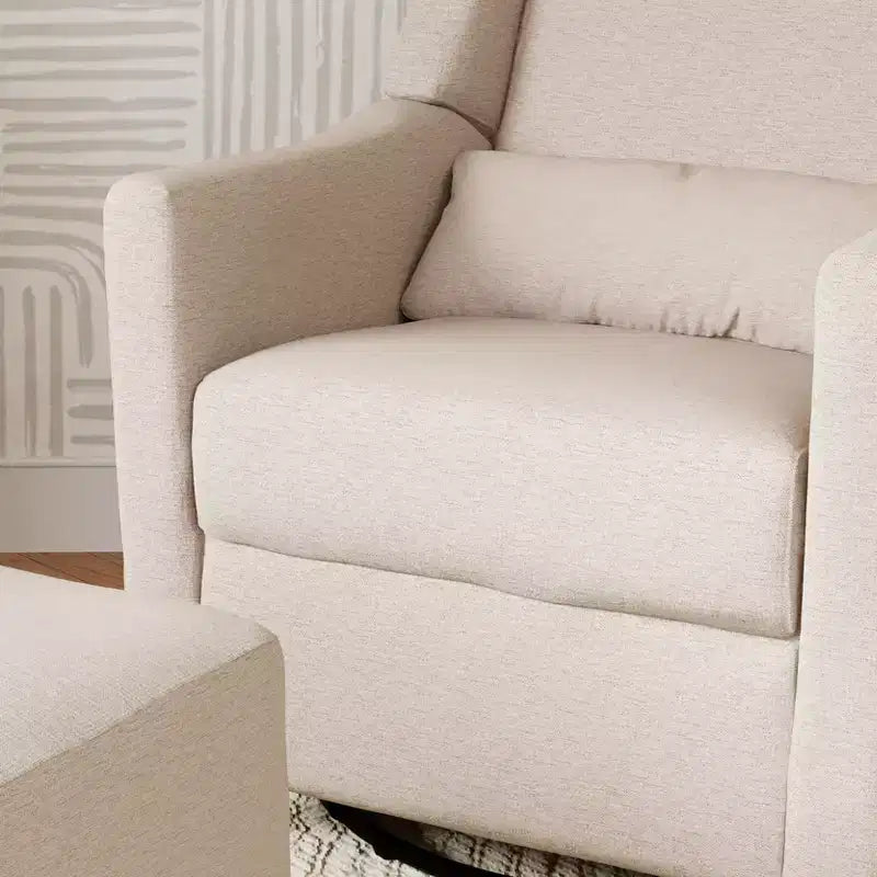 Fauteuil inclinable et pivotant, tissu éco-performant, déperlant et anti-taches