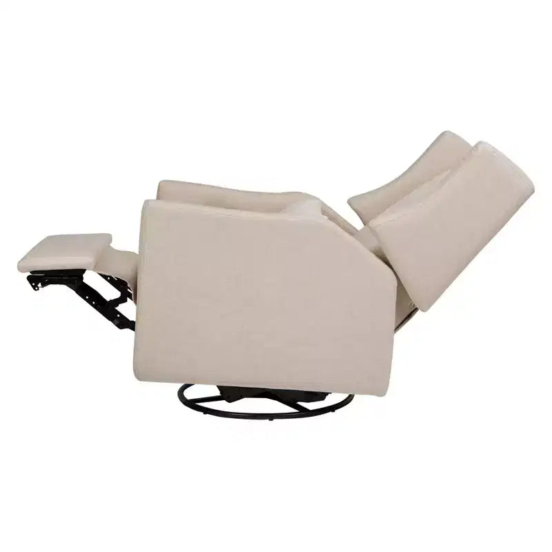 Fauteuil inclinable et pivotant, tissu éco-performant, déperlant et anti-taches