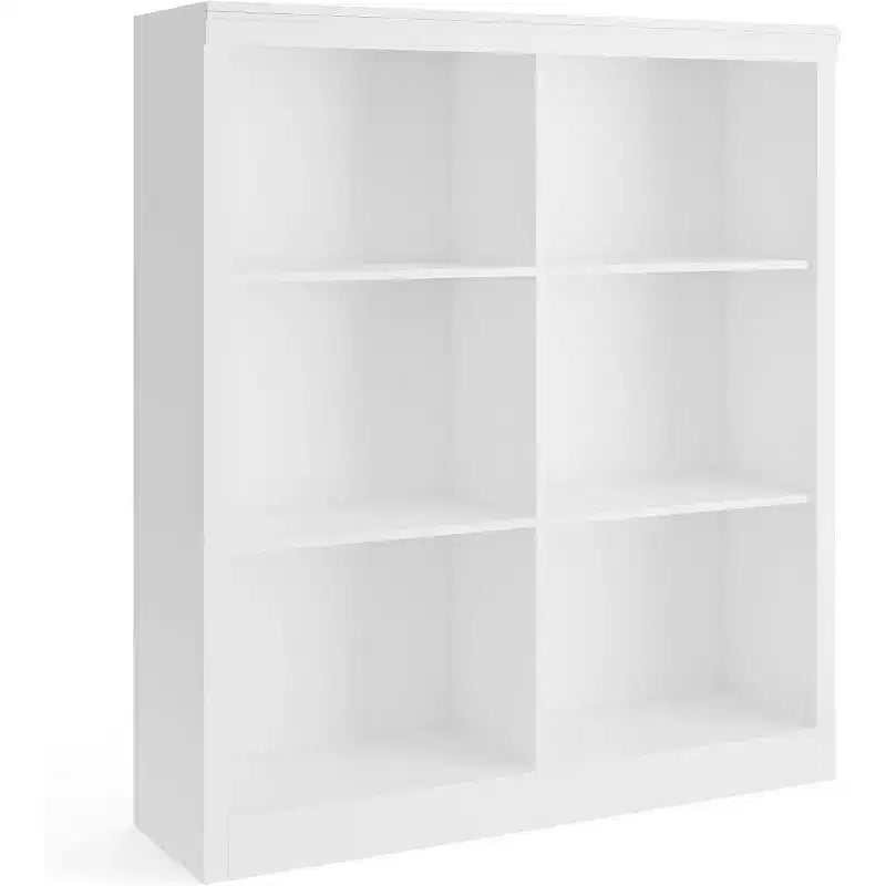 Étagère de rangement 6 cubes – Bibliothèque ouverte à 3 niveaux pour chambre, bureau et salle de classe