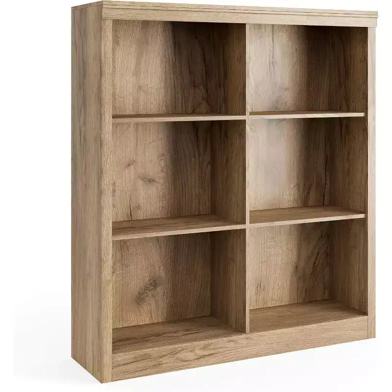 Étagère de rangement 6 cubes – Bibliothèque ouverte à 3 niveaux pour chambre, bureau et salle de classe
