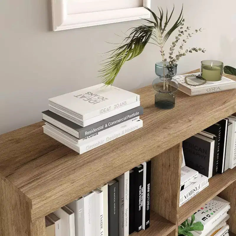Étagère de rangement 6 cubes – Bibliothèque ouverte à 3 niveaux pour chambre, bureau et salle de classe
