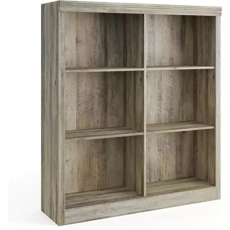 Étagère de rangement 6 cubes – Bibliothèque ouverte à 3 niveaux pour chambre, bureau et salle de classe