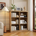 6 Cube Storage Organizer, 3 Tiers Display Shelf, Cubby Bookshelf, Modern Bookcase, Wooden Open Bookshelf for Bedroom, Classroom, Office