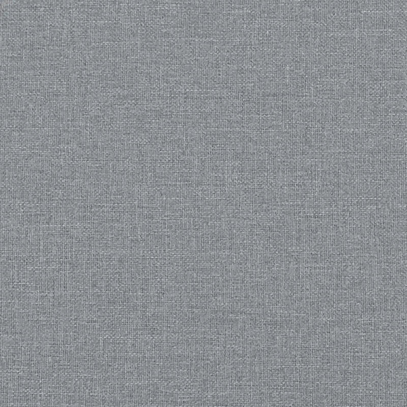 Fauteuil moderne rembourré avec assise et dossier coussinés - Tissu polyester gris clair, structure en bois composite