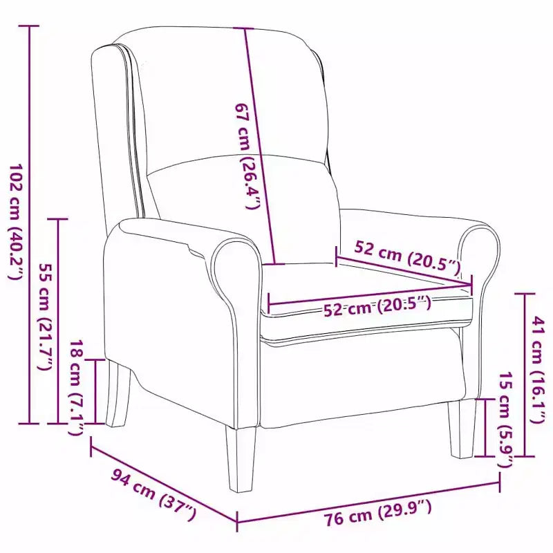 Fauteuil moderne rembourré avec assise et dossier coussinés - Tissu polyester gris clair, structure en bois composite