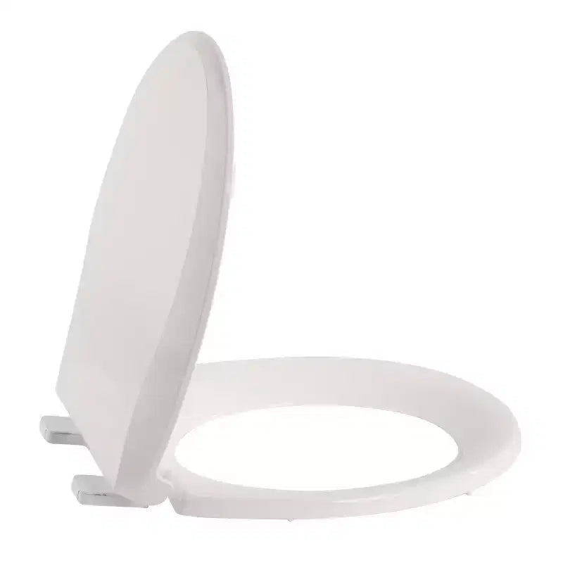 Acekool Abattant de WC allongé 19 pouces couleur Biscuit en polypropylène durable avec surface lisse facile à nettoyer