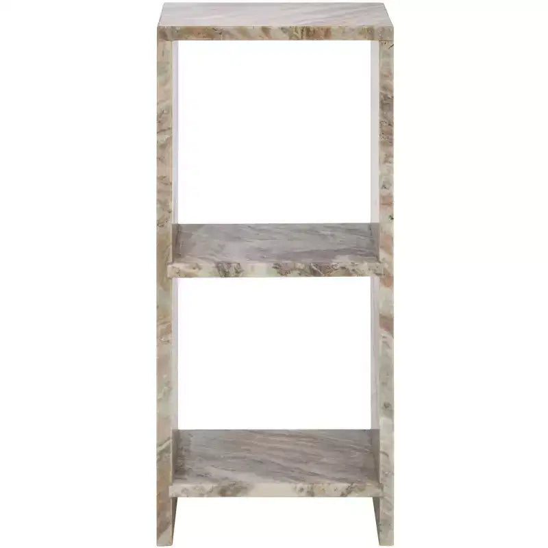 Tristin Marble Side Table - ACC3743 - Brown/Grey - Safavieh