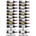 Sorbus 2 Pack Black Metal Wine Rack Bottle Holder - for Home Bar, Kitchen (Holds 24)