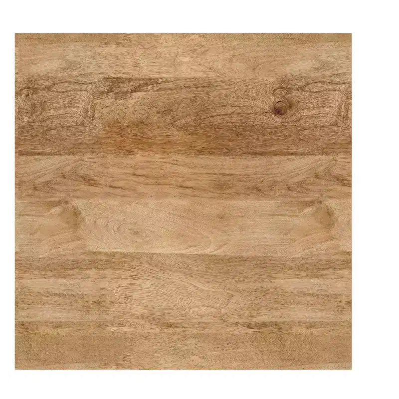 Jovie Table d'appoint carrée contemporaine de 50,8 cm de large en bois de manguier massif avec tiroir
