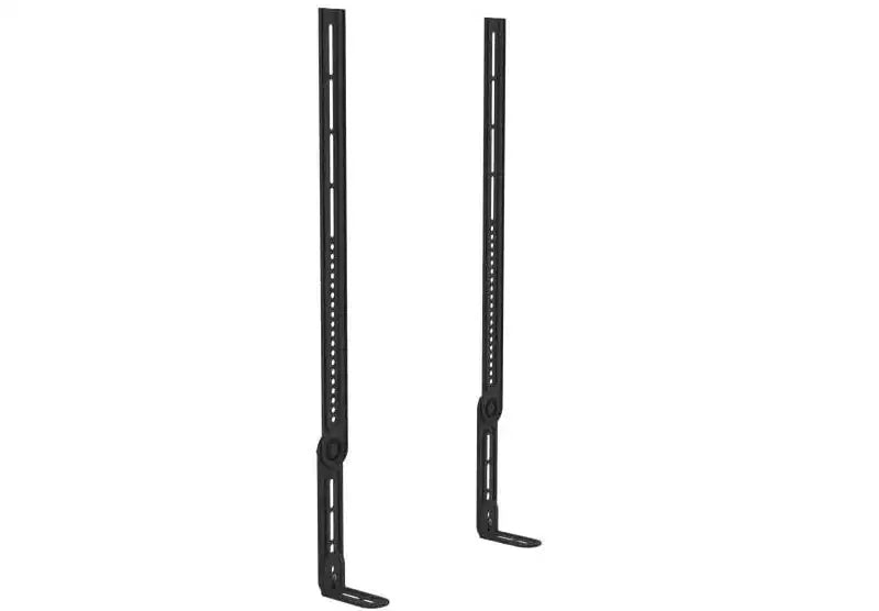 Support de barre de son Peerless-AV universel UC/VC pour écrans simples et doubles