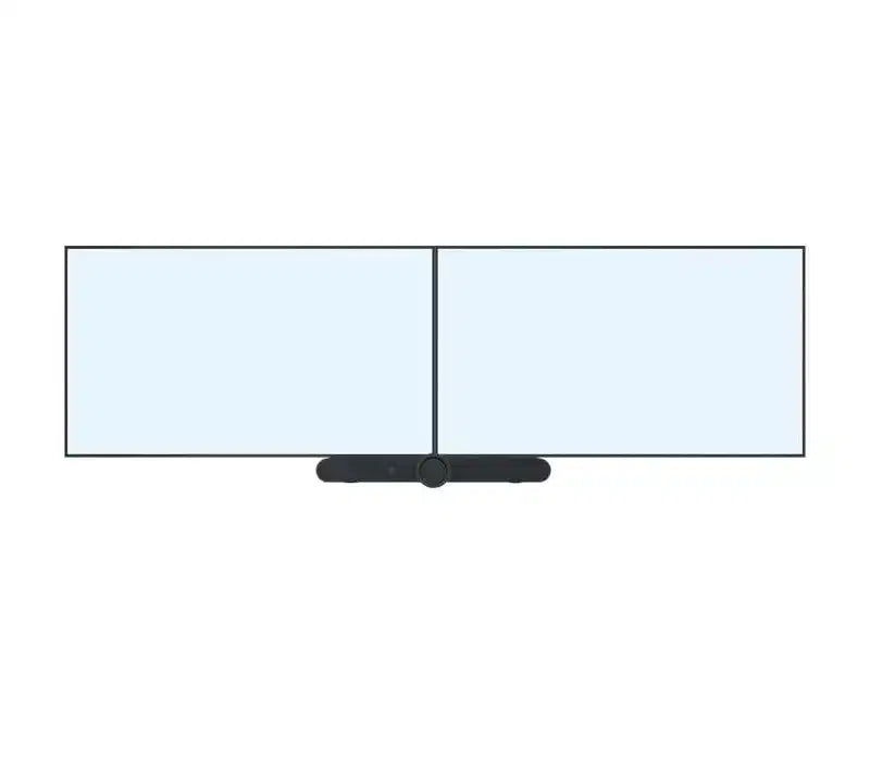 Support de barre de son Peerless-AV universel UC/VC pour écrans simples et doubles