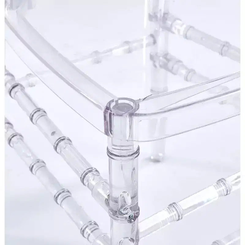 Lot de 4 chaises de mariage ou de salle à manger avec assises en plastique, durables et faciles à monter