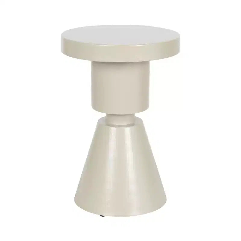 Kate and Laurel Boswell Metal Side Table, 12x12x18, Gray
