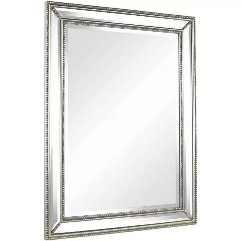 Miroirs muraux perlés Uttermost Palais Argent 30 x 40 (Lot de 2)