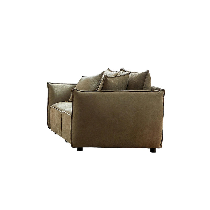 Fauteuil rembourré avec coussins 44
