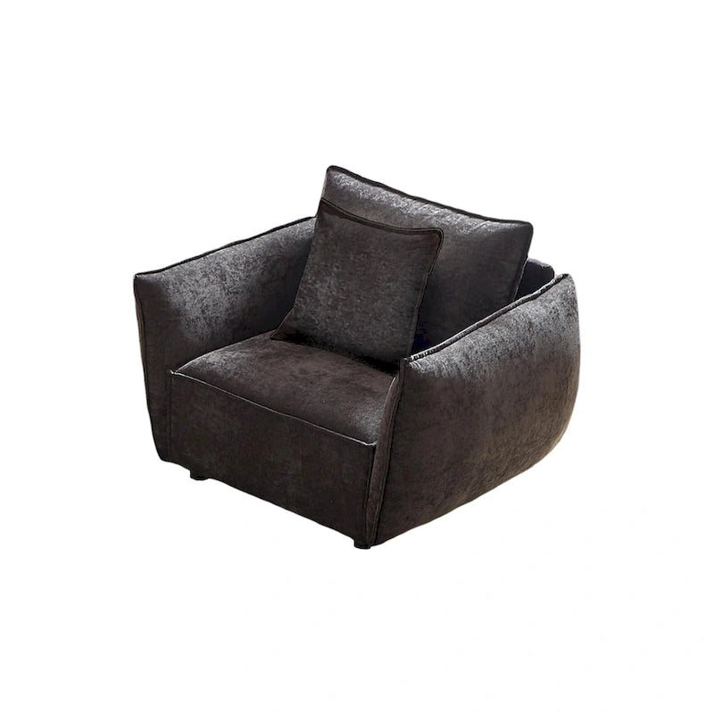 Fauteuil rembourré avec coussins 44