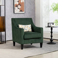 Fauteuil Emerald Modern 26.8 avec pieds en bois d'hévéa