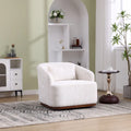 Fauteuil pivotant, Fauteuil rond confortable pour le salon, Fauteuil pivotant à 360 degrés