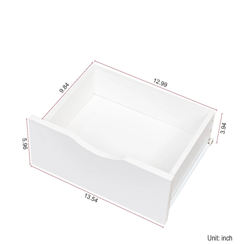 Table de chevet haute à 2 tiroirs avec étagère, tables d'appoint avec étagères de rangement