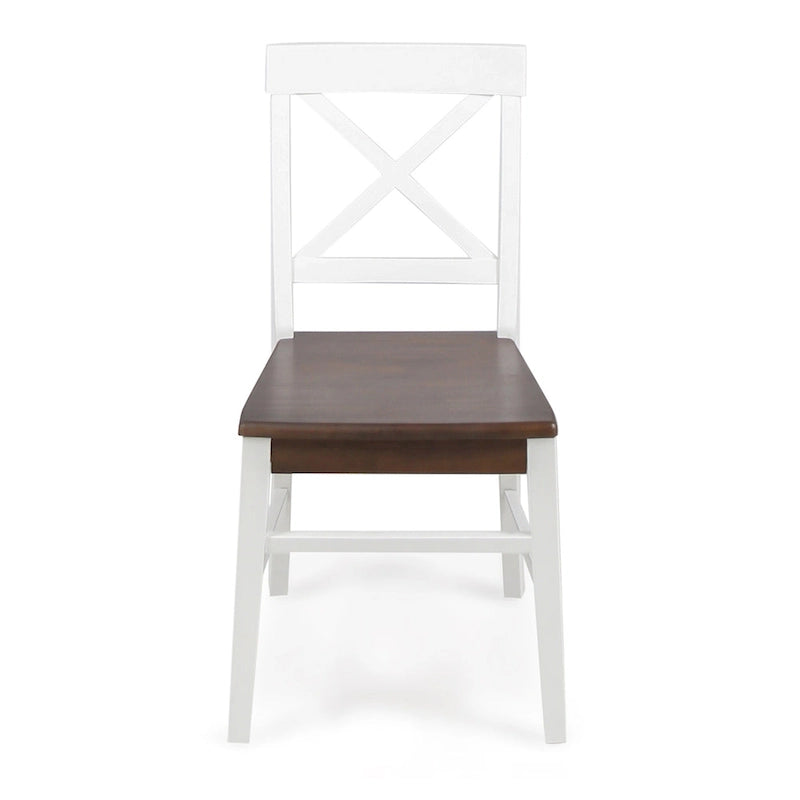 Chaises de salle à manger Acacia Anele Farmhouse (lot de 2) par GDFStudio