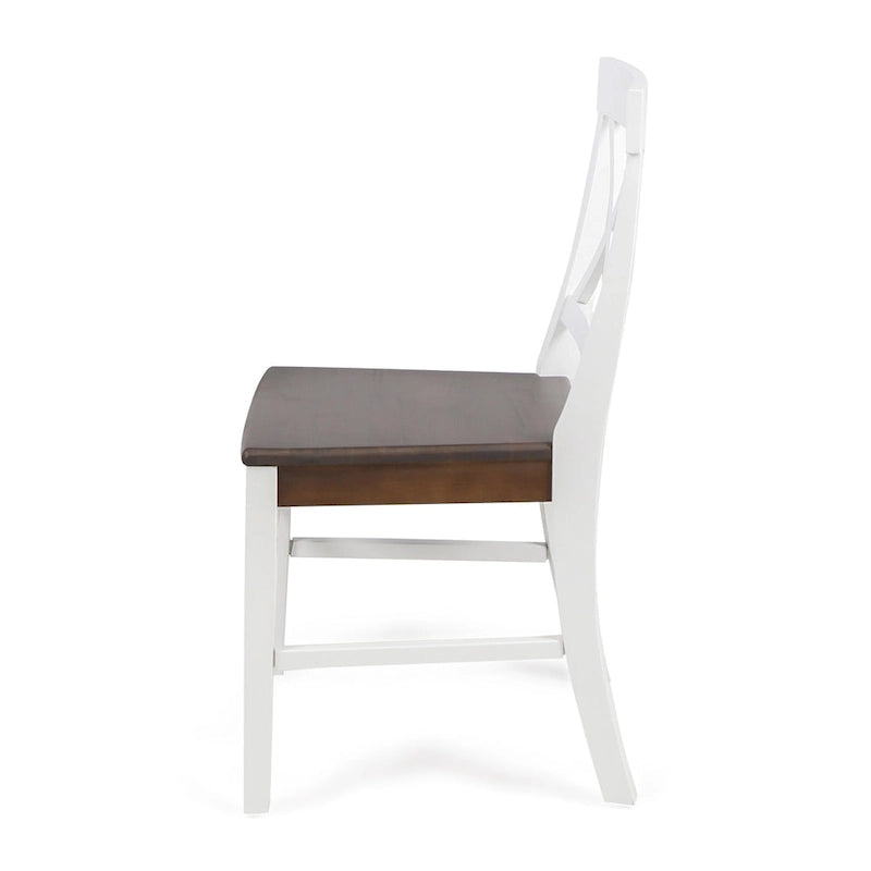 Chaises de salle à manger Acacia Anele Farmhouse (lot de 2) par GDFStudio