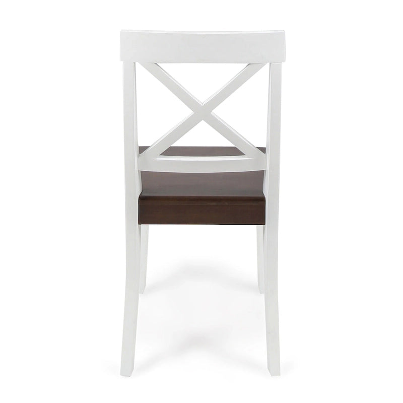 Chaises de salle à manger Acacia Anele Farmhouse (lot de 2) par GDFStudio