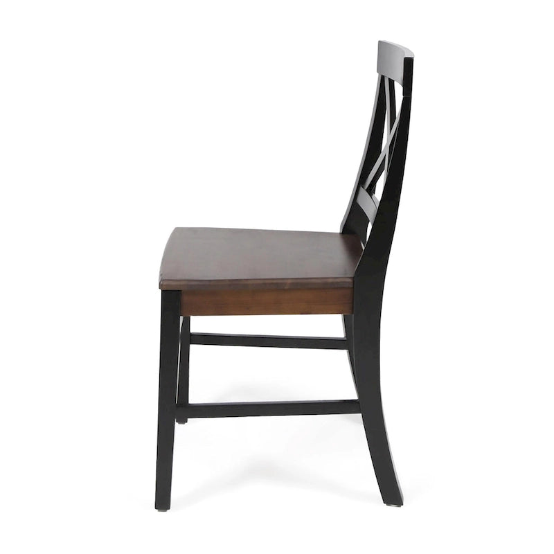 Chaises de salle à manger Acacia Anele Farmhouse (lot de 2) par GDFStudio