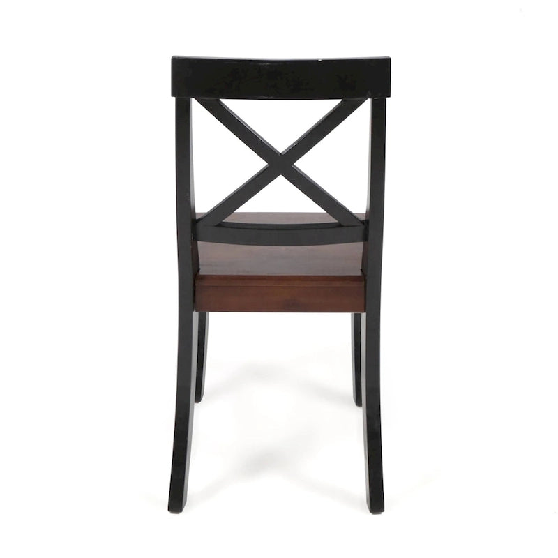 Chaises de salle à manger Acacia Anele Farmhouse (lot de 2) par GDFStudio